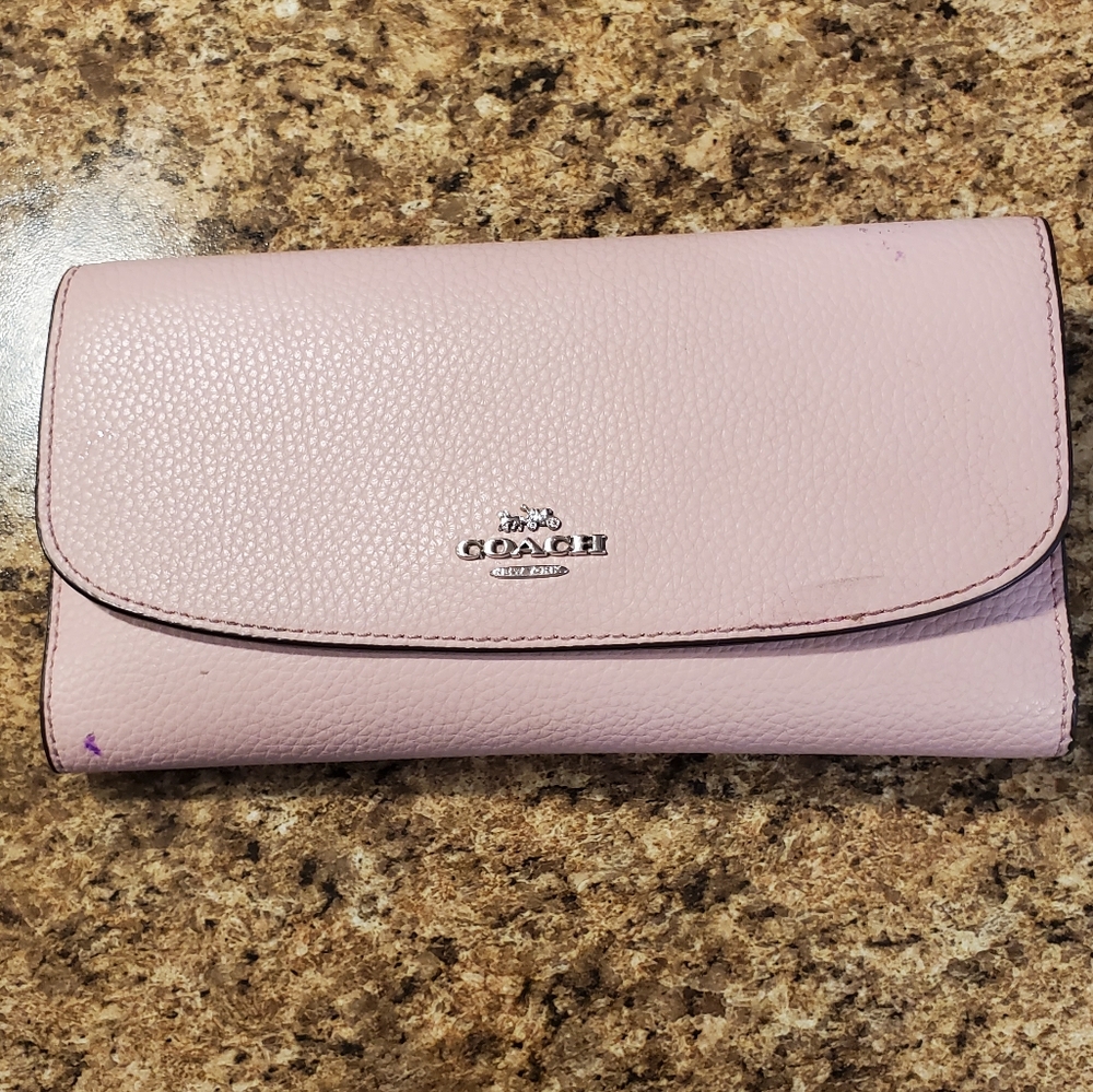 Pink Coach wallet